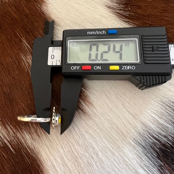 ❤️ Honey Dahlia Kingman Turquoise Heart Shape Ring 925 Navajo Southwestern Sz 8 - Picture 16 of 17